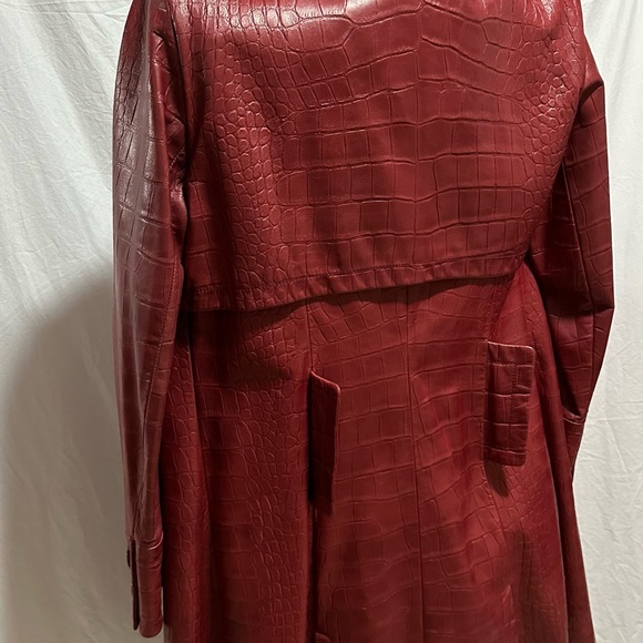 Christian Dior by John Galliano. Red croc-embossed lambskin leather FW 2005 - Picture 9 of 9